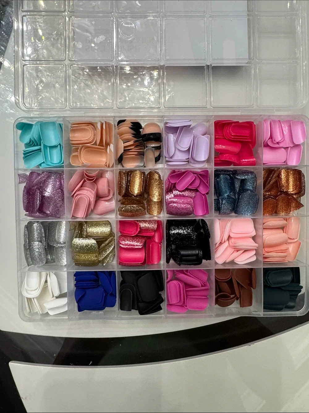 Beetles Soft Polish Press-On Nails Kit — Assorted Pink, Nude & Blue Shades